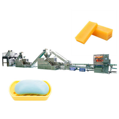완전 자동 화장실 2000kg/시간 두 가지 색상 샌드위치 비누 제조 생산 기계